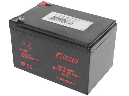 Купить Аккумуляторная батарея для ИБП POWERMAN 12V/14AH  1163342. Характеристики, отзывы и цены в Донецке