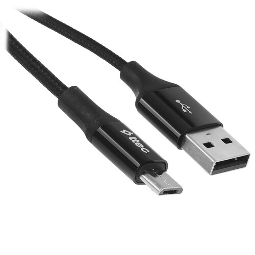 Купить Кабель круглый TTEC micro USB - USB 2.0 Type-A черный 1.2 м  9140756. Характеристики, отзывы и цены в Донецке