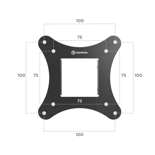 Купить Кронштейн для ТВ ONKRON SN31 черный  4830299. Характеристики, отзывы и цены в Донецке