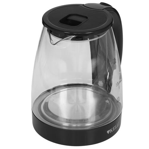 Купить Электрочайник KELLI KL-1368 черный  5359546. Характеристики, отзывы и цены в Донецке