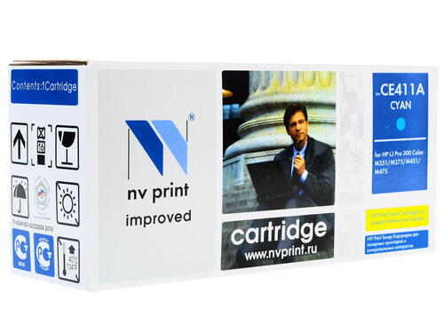 Купить Картридж лазерный NV Print CE411A голубой, с чипом  0171193. Характеристики, отзывы и цены в Донецке