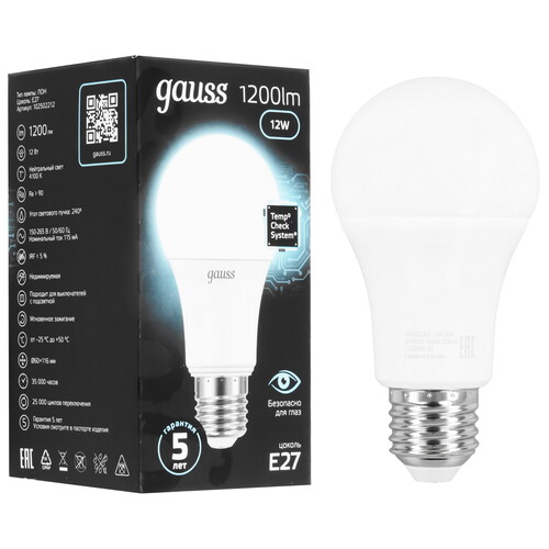Купить Лампа светодиодная Gauss 102502212  9105890. Характеристики, отзывы и цены в Донецке