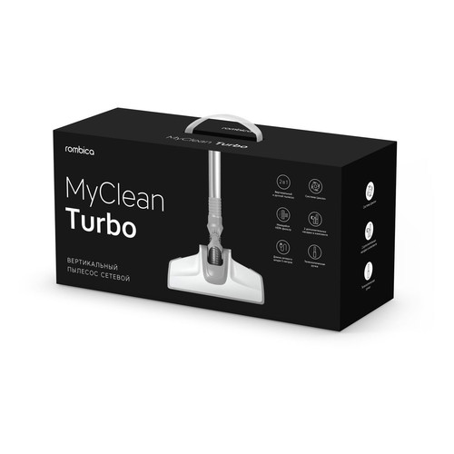 Купить Вертикальный пылесос  Rombica MyClean Turbo  белый  9136147. Характеристики, отзывы и цены в Донецке