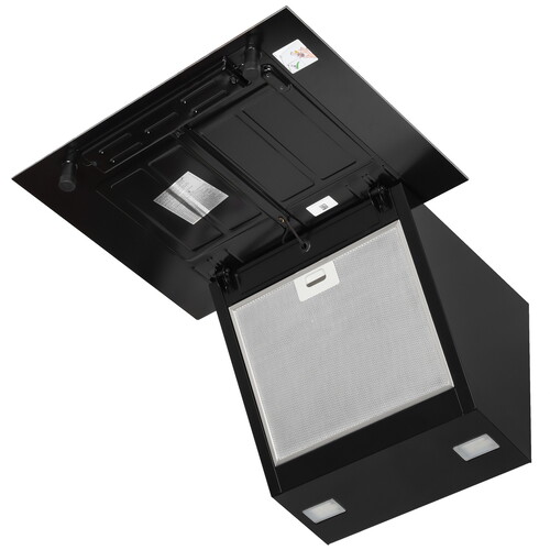 Купить Вытяжка наклонная Hotpoint HPHV 62FLT BL черный/черный  9006751. Характеристики, отзывы и цены в Донецке