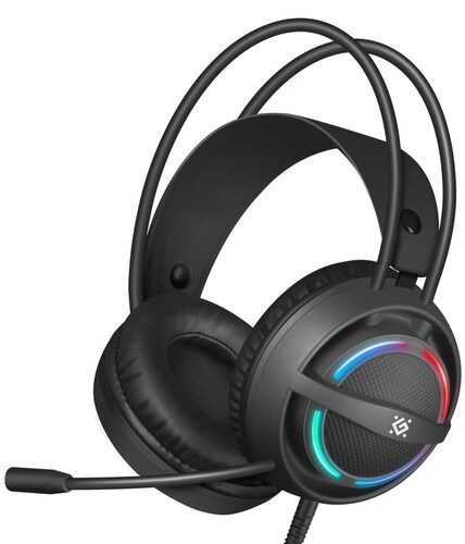 Купить Проводные наушники Defender Dexter RGB черный 2024  5463198. Характеристики, отзывы и цены в Донецке