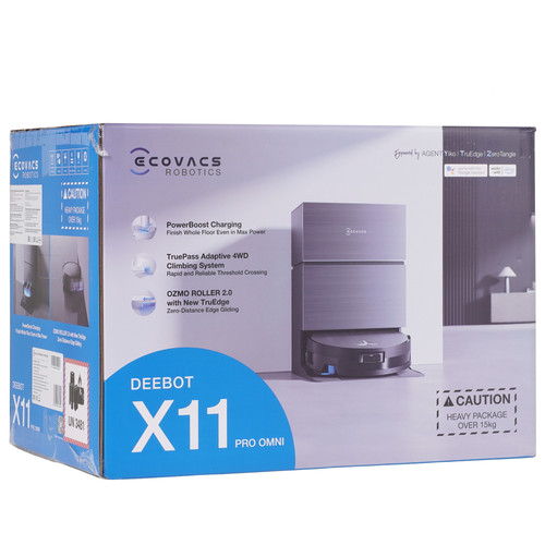 Купить Робот-пылесос Ecovacs DEEBOT X11 Pro Omni черный  5649619. Характеристики, отзывы и цены в Донецке
