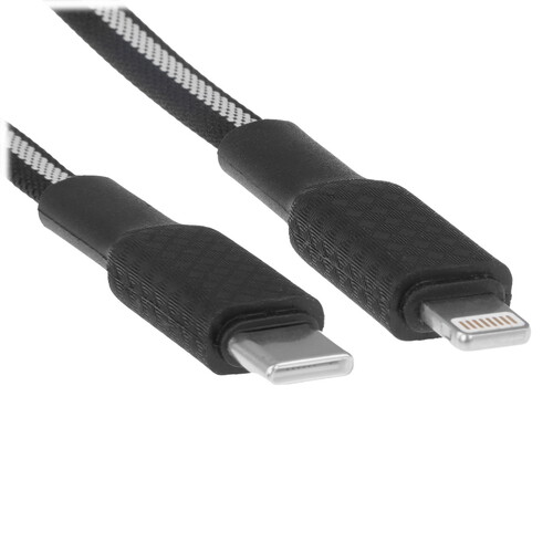 Купить Кабель плоский Hoco Lightning 8-pin - USB Type-C черный 1 м  9238211. Характеристики, отзывы и цены в Донецке