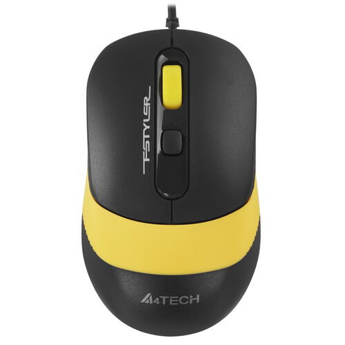 Купить Клавиатура+мышь  проводная  A4Tech Fstyler F1110 желтый  5424247. Характеристики, отзывы и цены в Донецке