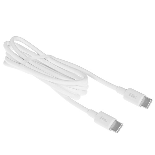 Купить Кабель круглый TTEC USB Type-C - USB Type-C белый 1.2 м  9202646. Характеристики, отзывы и цены в Донецке