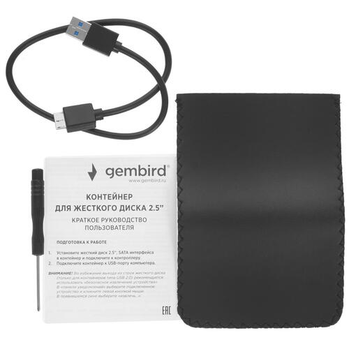 Купить 2.5" Внешний бокс Gembird EE2-U3S-61  5366187. Характеристики, отзывы и цены в Донецке