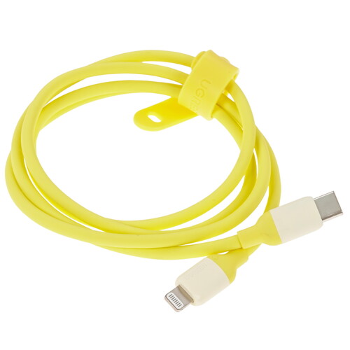 Купить Кабель круглый Ugreen Lightning 8-pin MFI - USB Type-C желтый 1 м  9983466. Характеристики, отзывы и цены в Донецке