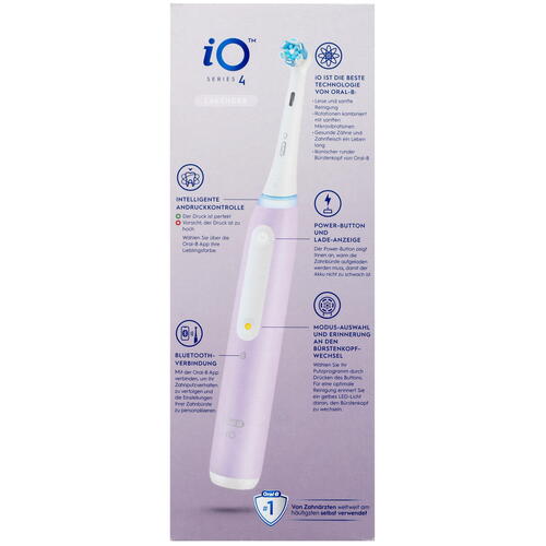 Купить Электрическая зубная щетка Braun Oral-B iO Series 4 белый, розовый  5415665. Характеристики, отзывы и цены в Донецке
