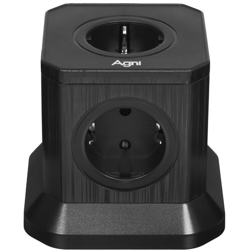 Купить Сетевой фильтр AGNI TP-VE4U5E черный  9289284. Характеристики, отзывы и цены в Донецке