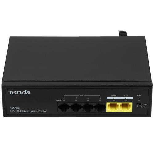 Купить Коммутатор Tenda S106PC  9114619. Характеристики, отзывы и цены в Донецке