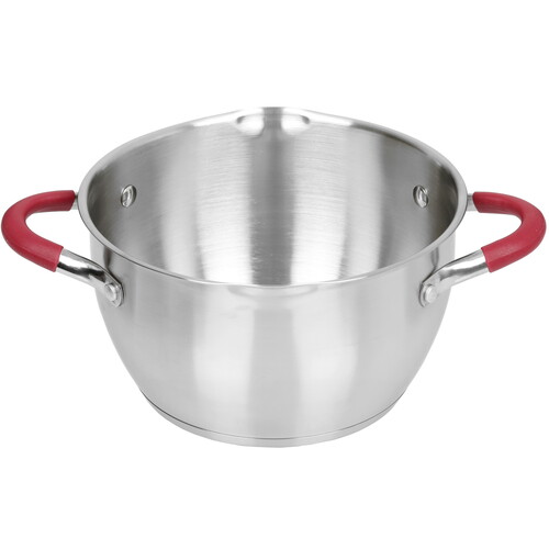 Купить Кастрюля Inhouse Marsala 4.2 л 22 см серебристый  5445079. Характеристики, отзывы и цены в Донецке