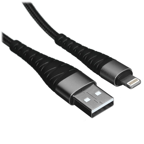 Купить Кабель круглый Borofone Lightning 8-pin - USB 2.0 Type-A черный 1 м  5475084. Характеристики, отзывы и цены в Донецке