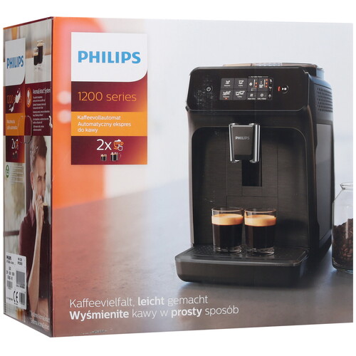 Купить Кофемашина автоматическая Philips EP1200/00 черный  5486249. Характеристики, отзывы и цены в Донецке