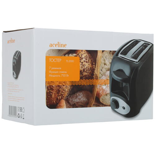 Купить Тостер Aceline TS-2000 черный  1304828. Характеристики, отзывы и цены в Донецке