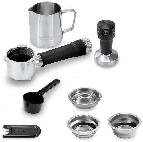 Купить Кофеварка рожковая Delonghi EC890 M серый  5622667. Характеристики, отзывы и цены в Донецке