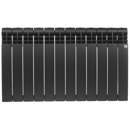 Купить Радиатор биметаллический Royal Thermo BiLiner BM 500/B/12 12 шт-секционный черный  4789599. Характеристики, отзывы и цены в Донецке