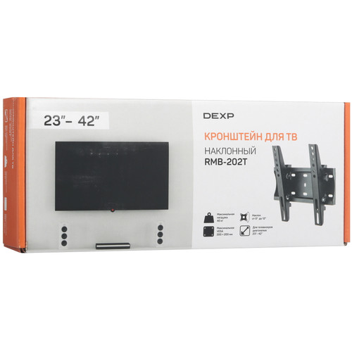 Купить Кронштейн для ТВ DEXP RMB-202T черный  9147662. Характеристики, отзывы и цены в Донецке