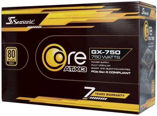 Купить Блок питания Seasonic ATX [CORE (V3) GX-750] черный  5652975. Характеристики, отзывы и цены в Донецке