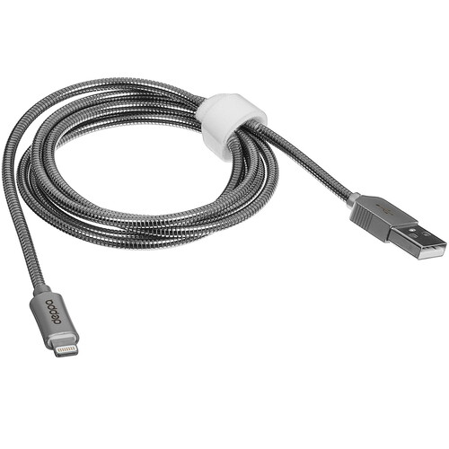 Купить Кабель круглый DEPPA Lightning 8-pin MFI - USB 2.0 Type-A серебристый 1.2 м  5467739. Характеристики, отзывы и цены в Донецке