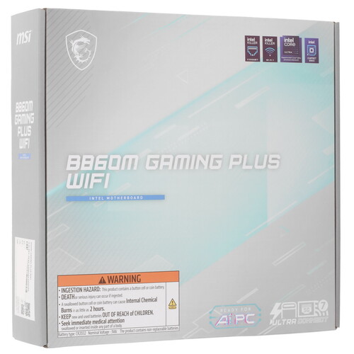 Купить Материнская плата MSI B860M GAMING PLUS WIFI  5618745. Характеристики, отзывы и цены в Донецке