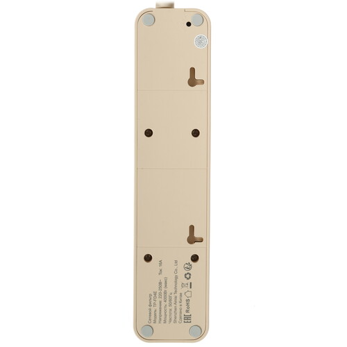 Купить Сетевой фильтр AGNI TP-FD4E бежевый  9289254. Характеристики, отзывы и цены в Донецке