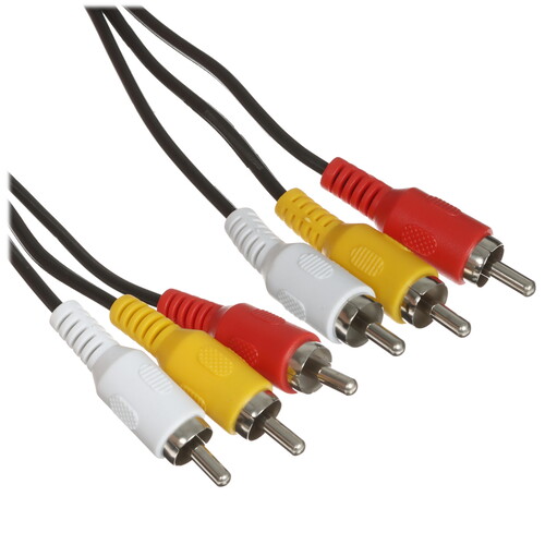 Купить Кабель   VCOM 3RCA - 3RCA черный  5602680. Характеристики, отзывы и цены в Донецке