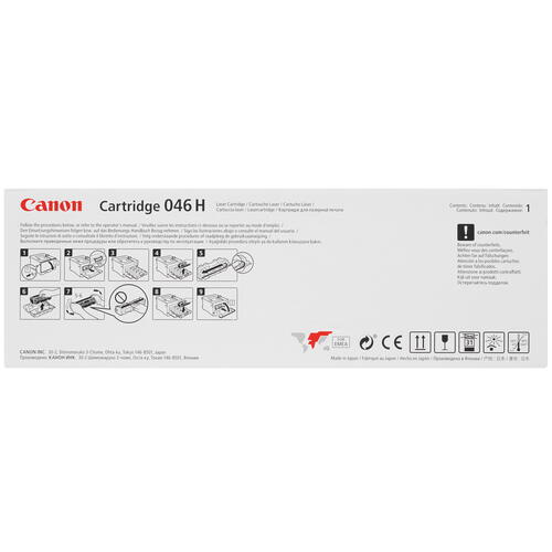 Купить Тонер-картридж лазерный Canon 046H черный, с чипом  1327158. Характеристики, отзывы и цены в Донецке