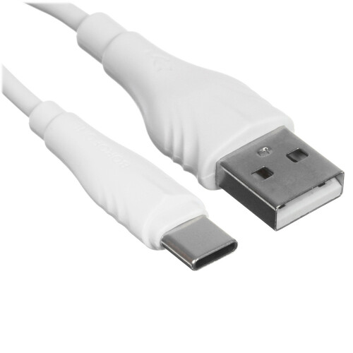 Купить Кабель круглый Borofone USB Type-C - USB 2.0 Type-A белый 1 м  5474964. Характеристики, отзывы и цены в Донецке