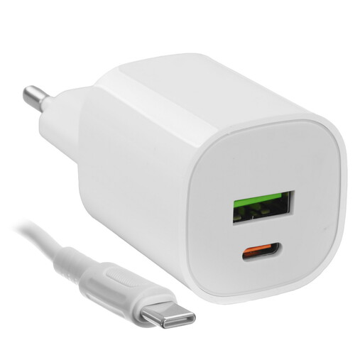 Купить Сетевое зарядное устройство Borofone BA104A белый  5639698. Характеристики, отзывы и цены в Донецке