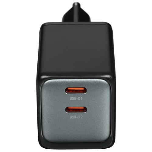 Купить Сетевое зарядное устройство TFN GaN C+C 45W Dual черный  5465314. Характеристики, отзывы и цены в Донецке