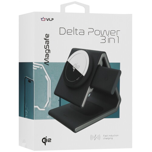 Купить Беспроводное зарядное устройство VLP Delta Power черный  9263142. Характеристики, отзывы и цены в Донецке