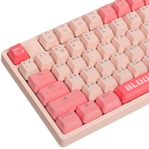 Купить Клавиатура проводная A4Tech Bloody S87 Energy [S87 USB  ENERGY PINK]  5439862. Характеристики, отзывы и цены в Донецке