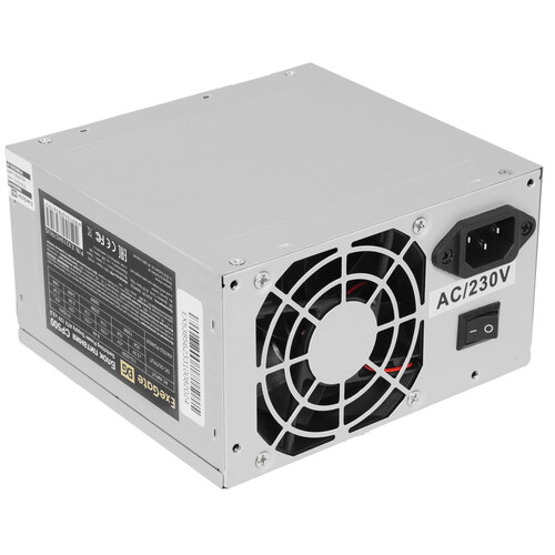 Купить Блок питания ExeGate CP500 [EX219457RUS-S] серый  8187970. Характеристики, отзывы и цены в Донецке