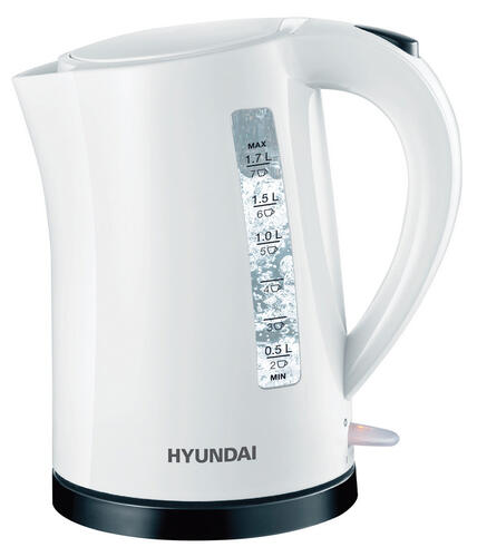 Купить Электрочайник Hyundai HYK-P1409 белый  9091245. Характеристики, отзывы и цены в Донецке