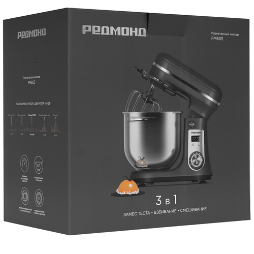 Купить Миксер РЕДМОНД FM605 серый  9176665. Характеристики, отзывы и цены в Донецке