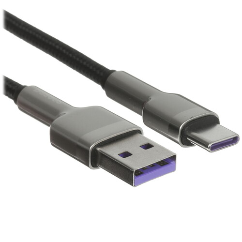 Купить Кабель круглый Baseus USB Type-C - USB 2.0 Type-A черный 1 м  9167139. Характеристики, отзывы и цены в Донецке