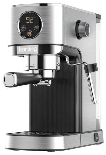 Купить Кофеварка рожковая Korting KCM 1001 EX серый  9158046. Характеристики, отзывы и цены в Донецке