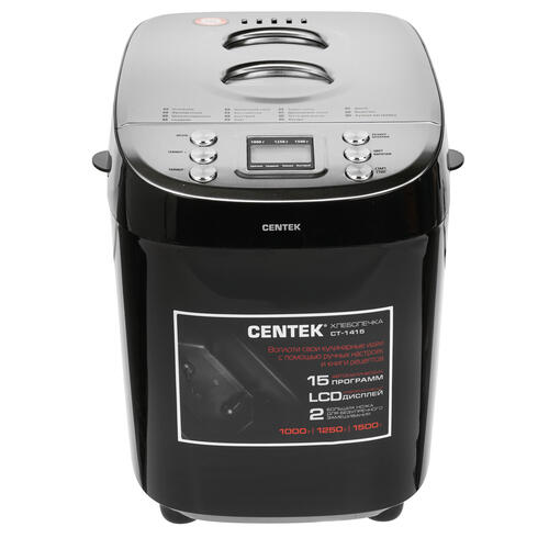 Купить Хлебопечь Centek CT-1415 черный  8197005. Характеристики, отзывы и цены в Донецке