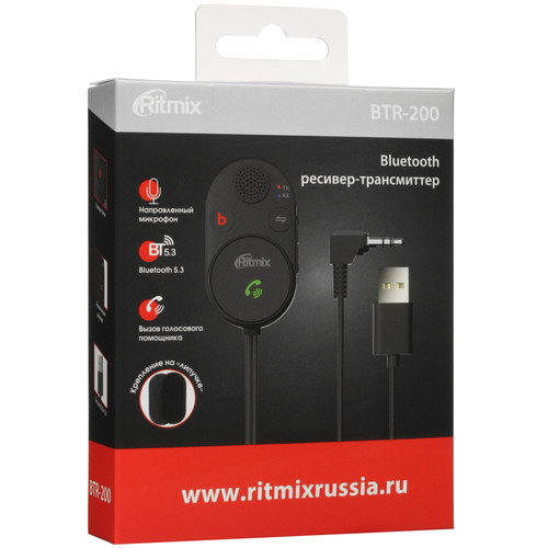 Купить Bluetooth адаптер Ritmix BTR-200  5094862. Характеристики, отзывы и цены в Донецке
