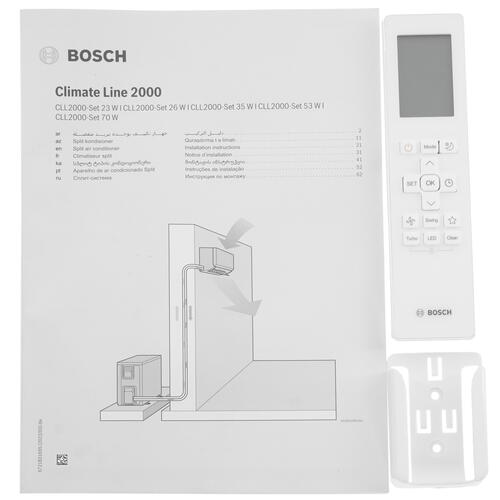 Купить Кондиционер настенный сплит-система Bosch CLL2000 W 70/CLL2000 70 белый  5352657. Характеристики, отзывы и цены в Донецке