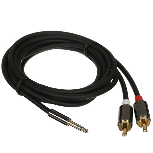 Купить Кабель   Ugreen 3.5 mm jack - RCA x2 черный  5026968. Характеристики, отзывы и цены в Донецке