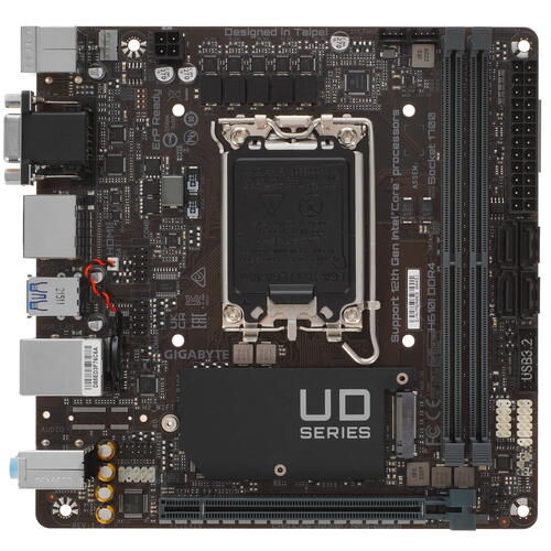 Купить Материнская плата GIGABYTE H610I DDR4  5042698. Характеристики, отзывы и цены в Донецке