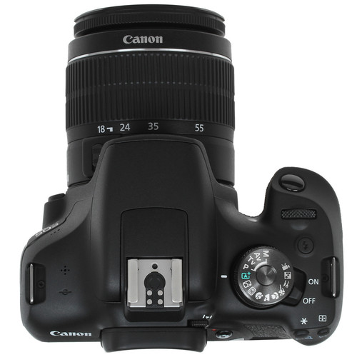 Купить Зеркальный фотоаппарат Canon EOS 2000D Kit 18-55mm DC черный  5068844. Характеристики, отзывы и цены в Донецке