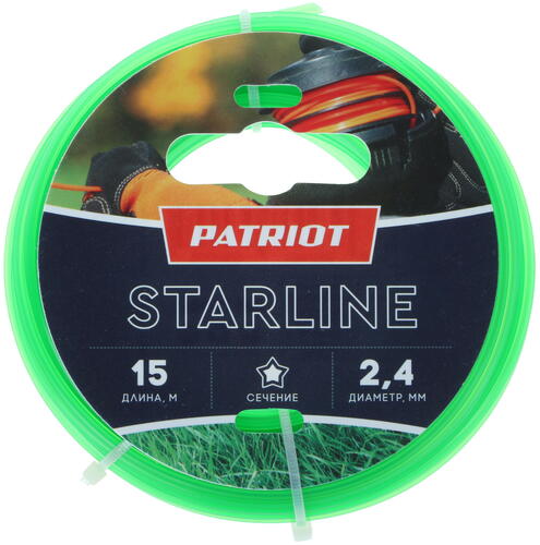 Купить Леска для триммеров Patriot Starline 805201061  1246247. Характеристики, отзывы и цены в Донецке