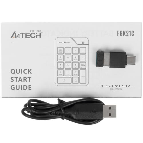 Купить Цифровой блок беспроводной A4Tech FGK21C  5435959. Характеристики, отзывы и цены в Донецке