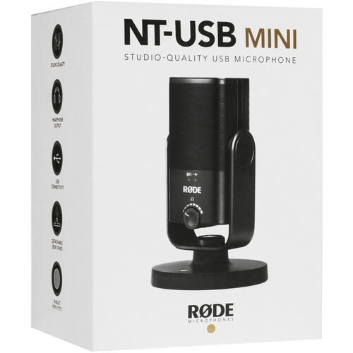 Купить Микрофон RODE NT-USB MINI черный  4872869. Характеристики, отзывы и цены в Донецке